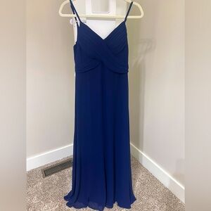 Ever Pretty Strapless Navy Gown